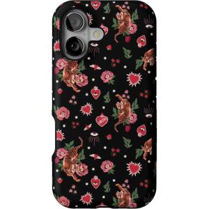 Casely iPhone 17 Case | Spot On | Dotted Animal Print | Bold Protective Design | Compatible with MagSafe(Wild at Heart | Tiger)