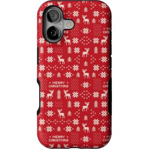 Casely iPhone 17 Case | Stocking Stuffer | Christmas Knit | Bold Protective Design | MagSafe Compatible Design
