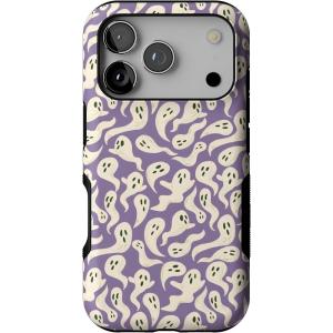 Casely iPhone 17 Pro Case | All Boo’d Up | Purple Ghost | Bold Protective Design | MagSafe Compatible Design