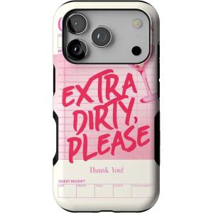 Casely iPhone 17 Pro Case | All Decked Out | Festive Ornaments | Bold Protective Design | Compatible with MagSafe(Extra Dirty Please | Fun on Weekdays)