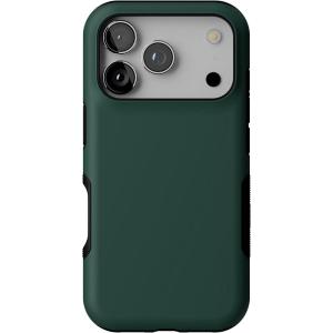 Casely iPhone 17 Pro Case | All Decked Out | Festive Ornaments | Bold Protective Design | Compatible with MagSafe(The Boyfriend Collection | Forest Green)