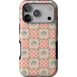 Casely iPhone 17 Pro Case | All Decked Out | Festive Ornaments | Bold Protective Design | Compatible with MagSafe(The Social Club | Palm Beach)