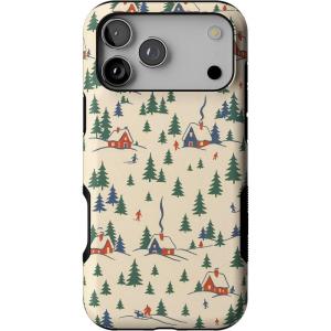 Casely iPhone 17 Pro Case | Chalet All Day | Winter Village | Bold Protective Design | MagSafe Compatible Design