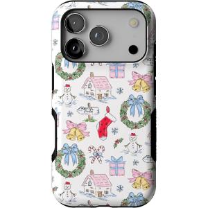 Casely iPhone 17 Pro Case | Christmas Morning | Vintage Cartoon | Bold Protective Design | MagSafe Compatible Design