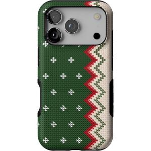 Casely iPhone 17 Pro Case | Grandpa’s Sweater | Holiday Knit | Bold Protective Design | MagSafe Compatible Design