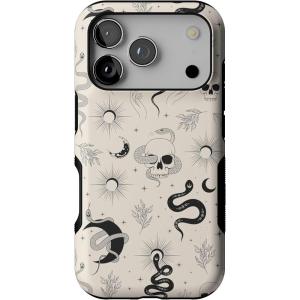 Casely iPhone 17 Pro Case | No Further Explanation | Snakes & Skulls | Bold Protective Design | Compatible with MagSafe