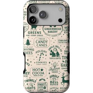 Casely iPhone 17 Pro Case | Santa’s Stamps | Holiday Market | Bold Protective Design | MagSafe Compatible Design