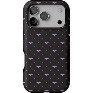 Casely iPhone 17 Pro Case | Such a Battie | Purple Bats | Bold Protective Design | MagSafe Compatible Design