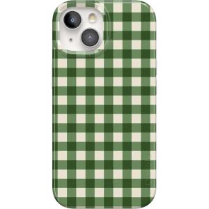 Casely iPhone 17 Pro Case | Sugar Plum Fairy | Winter Wonderland | Compatible with MagSafe | Classic Ultra Slim Design(Checked Twice | Green Plaid)
