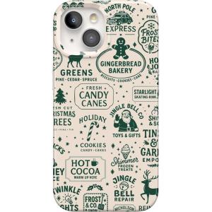 Casely iPhone 17 Pro Case | Sugar Plum Fairy | Winter Wonderland | Compatible with MagSafe | Classic Ultra Slim Design(Santa’s Stamps | Holiday Market)