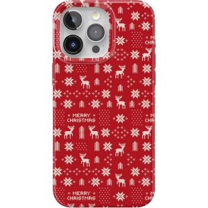 Casely iPhone 17 Pro Case | Sugar Plum Fairy | Winter Wonderland | Compatible with MagSafe | Classic Ultra Slim Design(Stocking Stuffer | Christmas Knit)