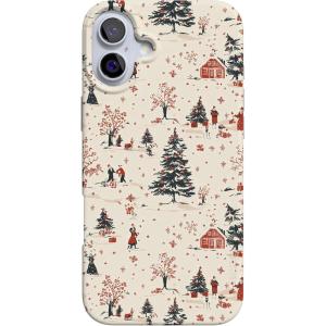 Casely iPhone 17 Pro Case | Sugar Plum Fairy | Winter Wonderland | Compatible with MagSafe | Classic Ultra Slim Design(Winter Nostalgia | Vintage Holiday)