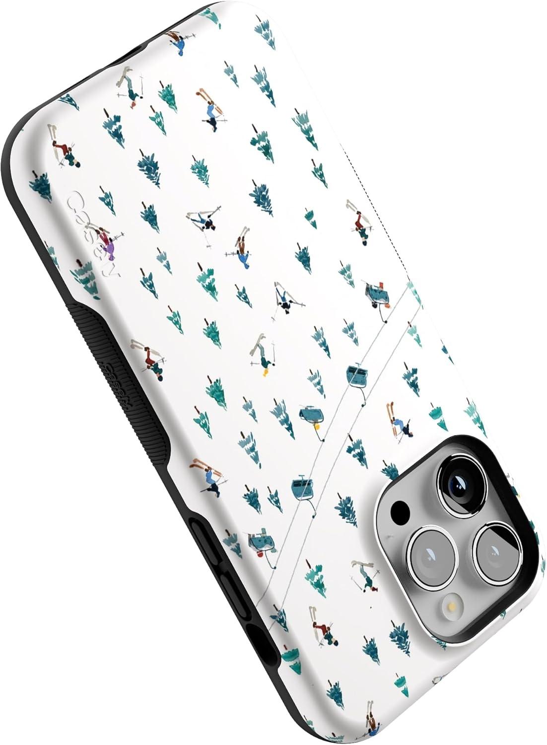 imageCasely iPhone 14 Pro Max Case Apres Ski Mountains Weve Peaked Compatible with MagSafe Bold Protective Case Design