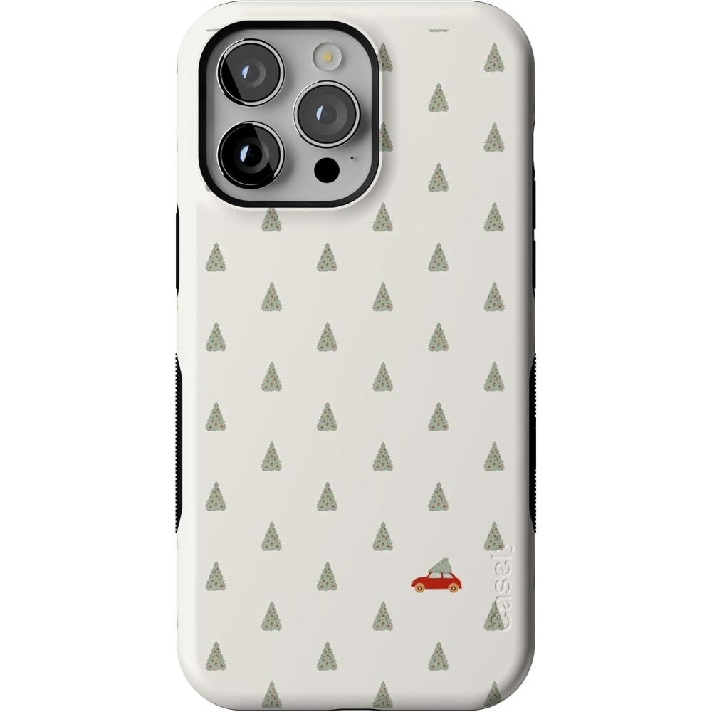 imageCasely iPhone 14 Pro Max Case  Rockin Around  Christmas Tree  Bold Protective Design  MagSafe Compatible Design