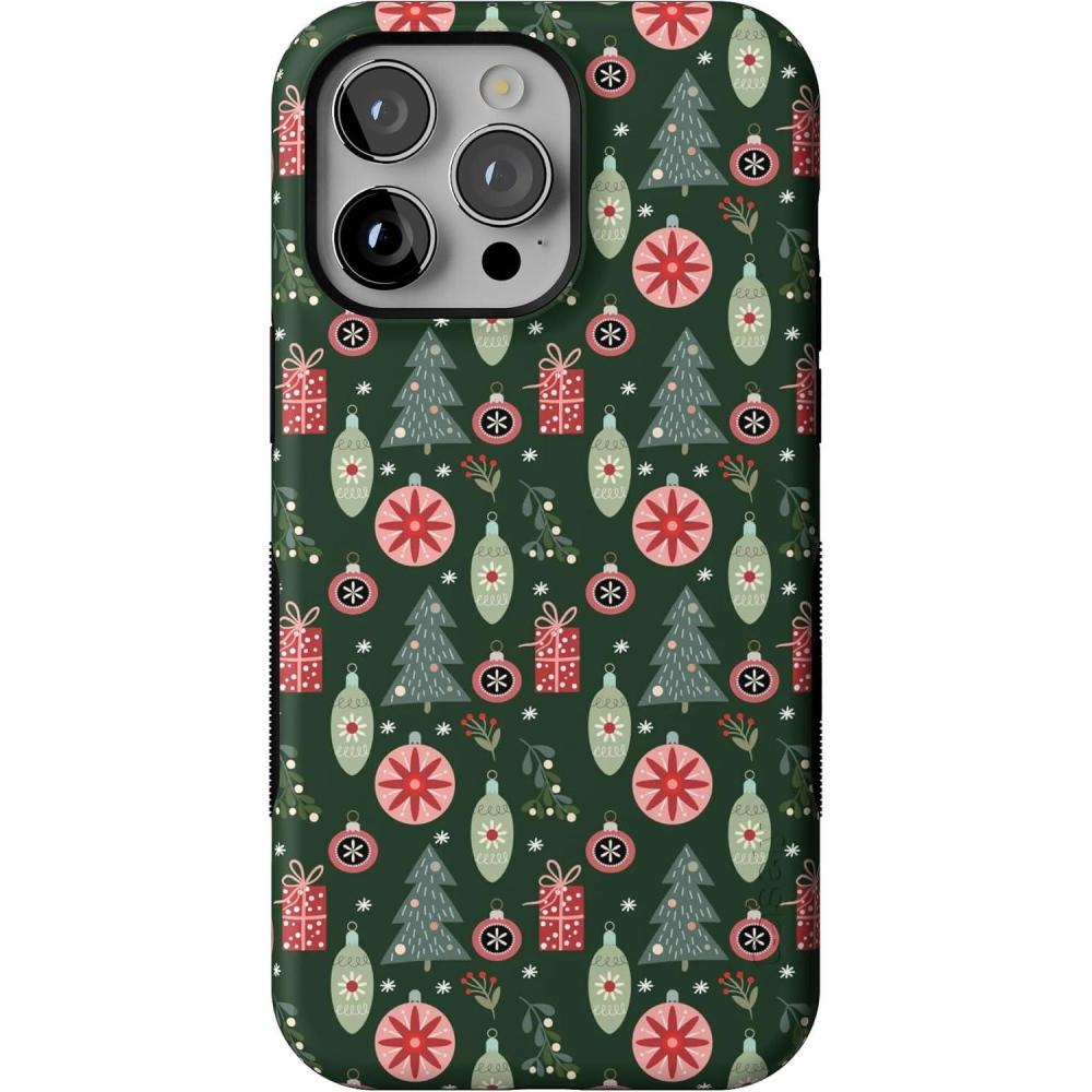 imageCasely iPhone 14 Pro Max Case  Tinsel Town  Christmas Ornament  Bold Protective Design  MagSafe Compatible Design