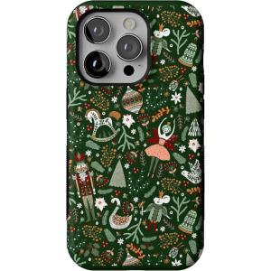 Casely iPhone 14 Pro Case | Sugar Plum Fairy | Winter Wonderland | Bold Protective Design | MagSafe Compatible Design