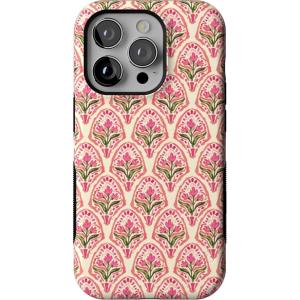 Casely iPhone 14 Pro Case | Tulip Tapestry | Jenna Palek x Casely | Bold Protective Design | MagSafe Compatible Design