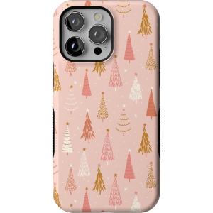 Casely iPhone 14 Pro Max Case | Bubblegum Forest | Christmas Tree | Bold Protective Design | MagSafe Compatible Design