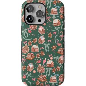 Casely iPhone 15 Pro Case | Gingerbread Lane | Holiday Sweets | Bold Protective Design | MagSafe Compatible Design