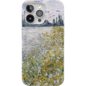 Casely iPhone 15 Pro Case | Midnight Sky | Navy Enchanted Shimmer Case | Compatible with MagSafe and Action Button | Ultra-Slim Classic Fit(Monet’s Summer Landscape | The Met Museum)