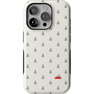 Casely iPhone 15 Pro Case | Rockin’ Around | Christmas Tree | Bold Protective Design | MagSafe Compatible Design