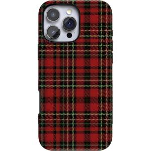 Casely iPhone 16 Pro Max Case | Fireside Flannel | Signature Plaid | Bold Protective Design | MagSafe Compatible Design
