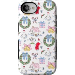 Casely iPhone 16e Case | Christmas Morning | Vintage Cartoon | Bold Protective Design | MagSafe Compatible Design