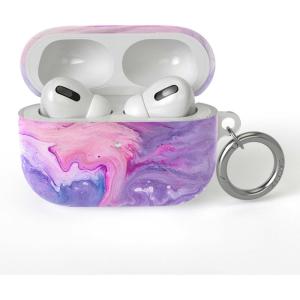 Casely AirPods Pro 1 Case | Light Pink(Tie Dying Over You Purple Marble)