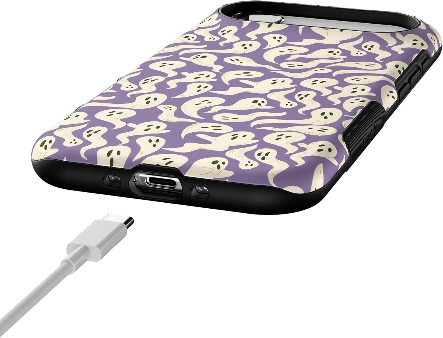 imageCasely iPhone 17 Air Case All Bood Up Purple Ghost Bold Protective Design MagSafe Compatible Design
