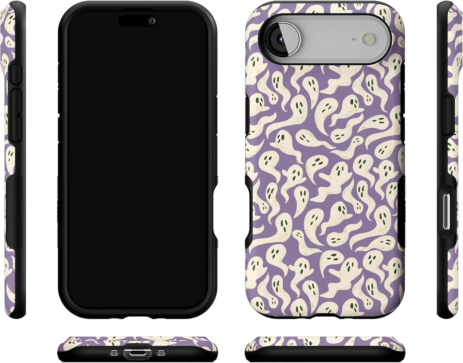 imageCasely iPhone 17 Air Case All Bood Up Purple Ghost Bold Protective Design MagSafe Compatible Design