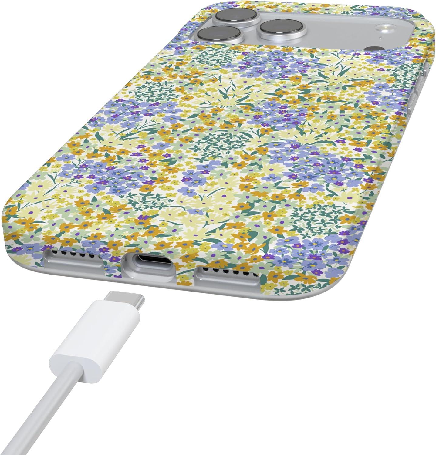 imageCasely iPhone 17 Pro Max Case  Powder Pups  Dog Sled  Compatible with MagSafe  Classic Ultra Thin DesignDream Garden  Cottagecore