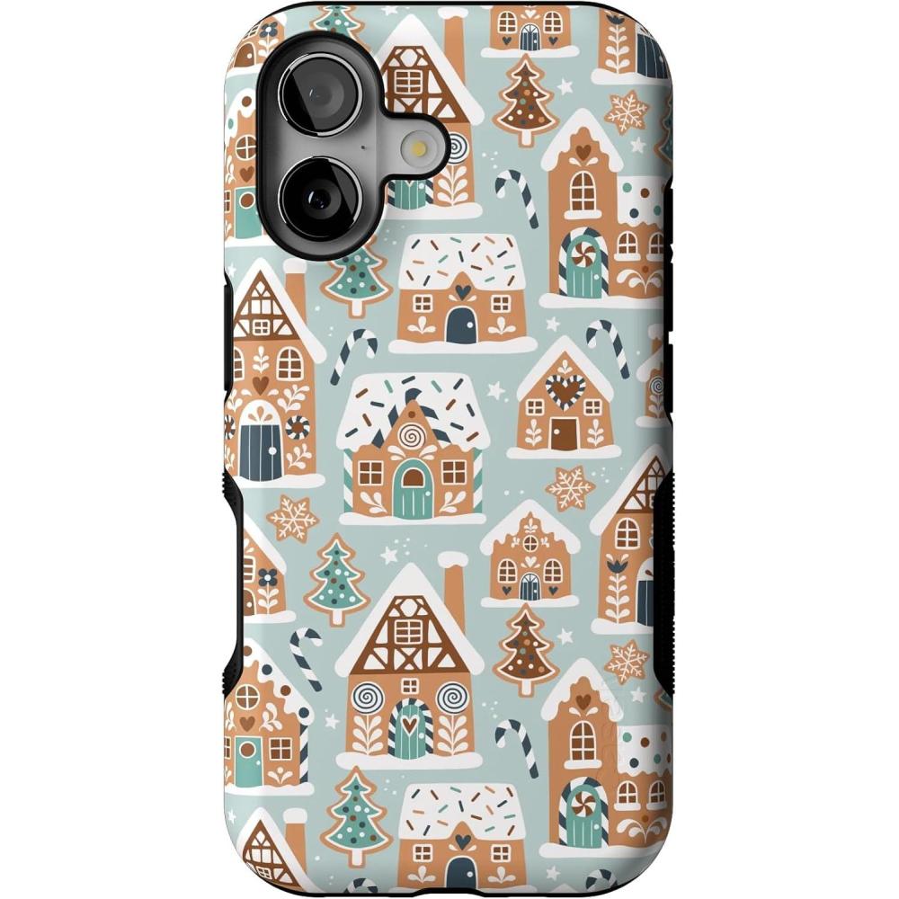 imageCasely iPhone 16 Case  Built Too Sweet  Frosted Village  Bold Protective Design  MagSafe Compatible Design