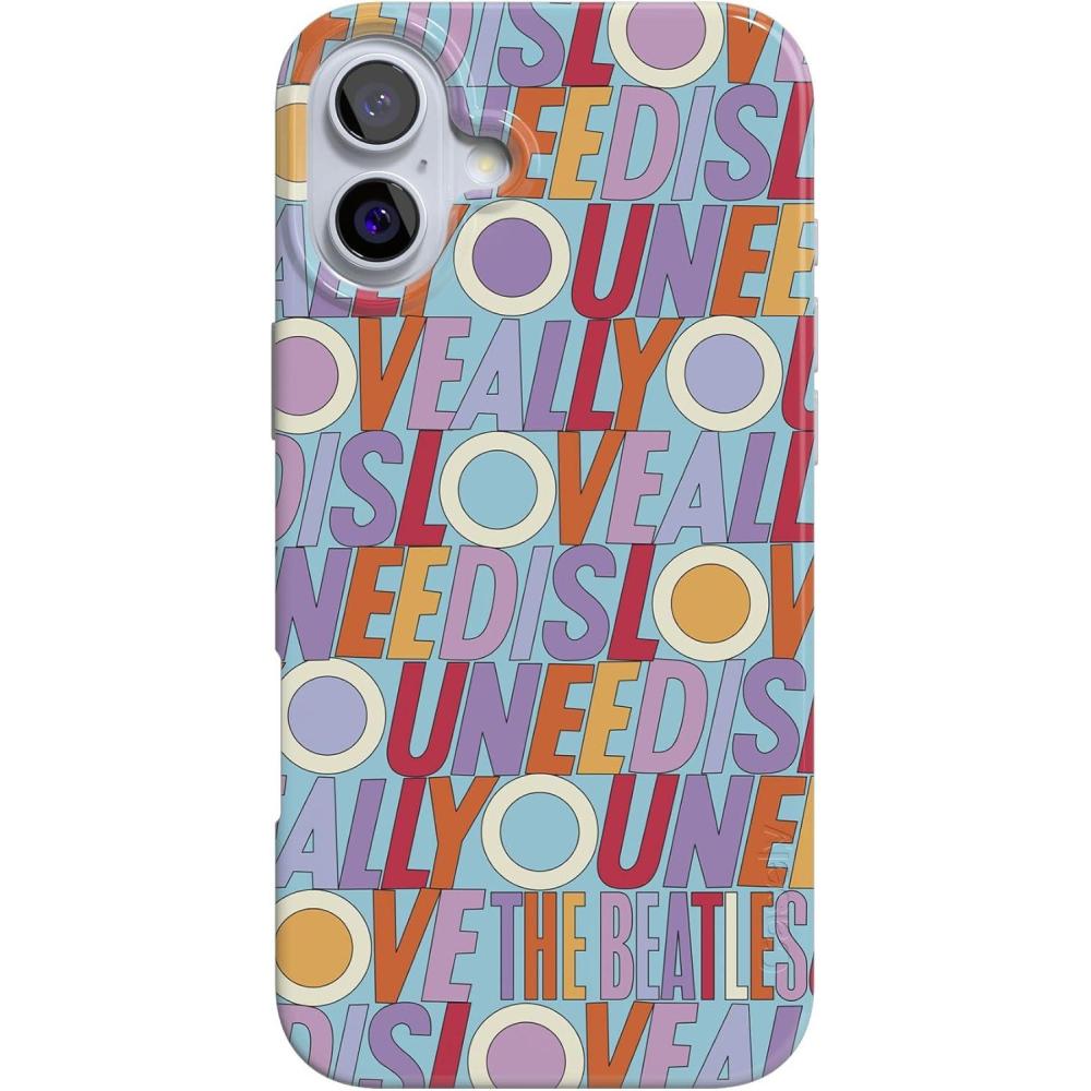 imageCasely iPhone 16 Case  Nantucket Cottage  Blue Hydrangea  Compatible with MagSafe  Classic Ultra Slim DesignAll You Need Is Love  Beatles