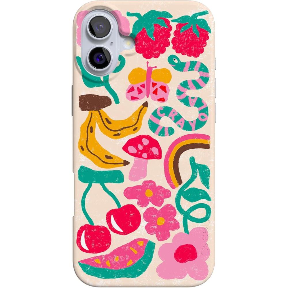 imageCasely iPhone 16 Case  Nantucket Cottage  Blue Hydrangea  Compatible with MagSafe  Classic Ultra Slim DesignDoodle Bug  Crayola Crayon