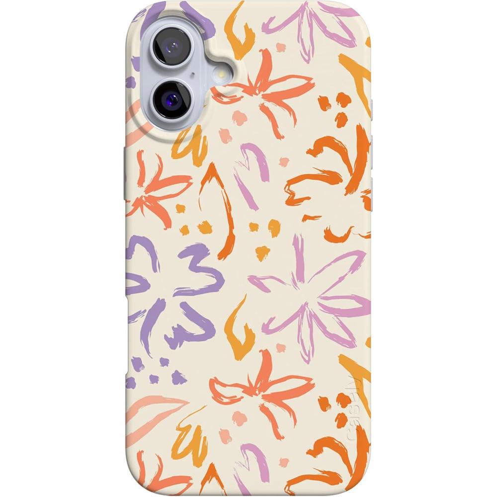 imageCasely iPhone 16 Case  Nantucket Cottage  Blue Hydrangea  Compatible with MagSafe  Classic Ultra Slim DesignHibiscus Blooms  Hawaiian Floral