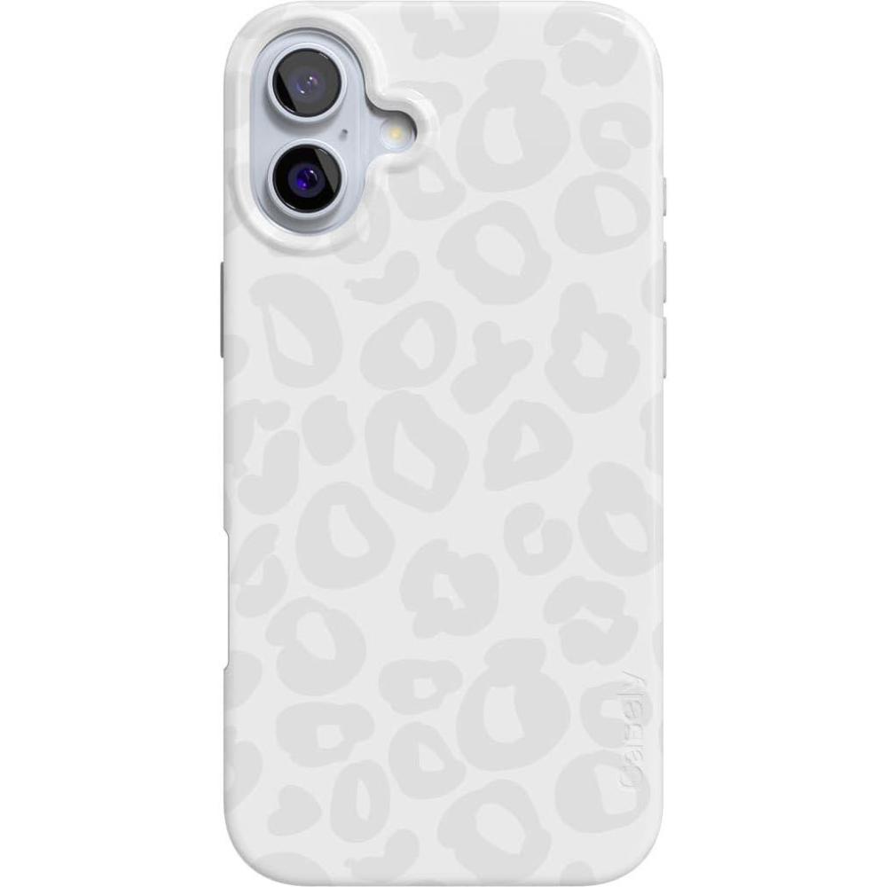 imageCasely iPhone 16 Case  Nantucket Cottage  Blue Hydrangea  Compatible with MagSafe  Classic Ultra Slim DesignInto the Wild  White Snow Leopard