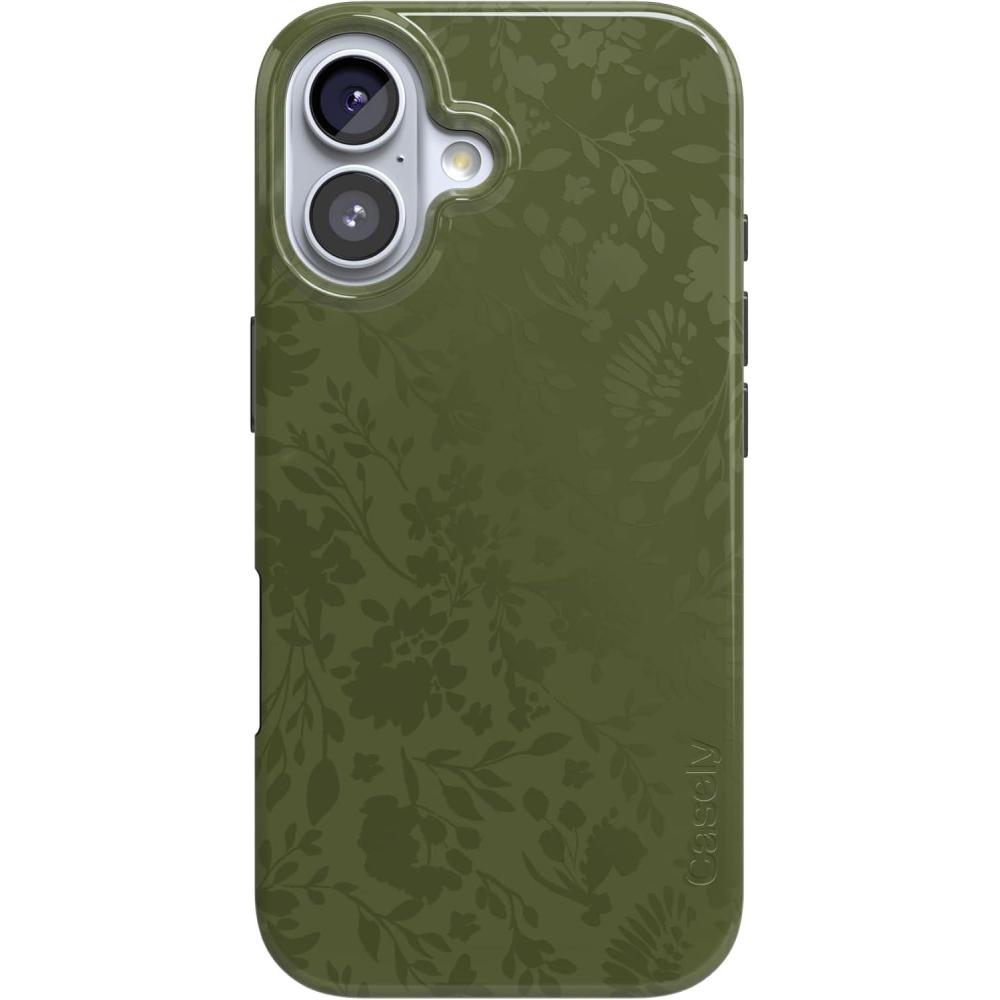 imageCasely iPhone 16 Case  Nantucket Cottage  Blue Hydrangea  Compatible with MagSafe  Classic Ultra Slim DesignMoody Monochrome  In the Grove