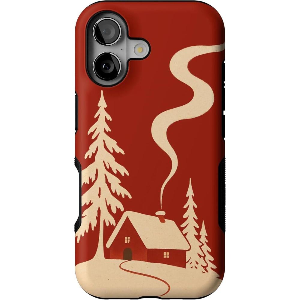 imageCasely iPhone 16 Case  Snowed in  Cozy Winter  Bold Protective Design  MagSafe Compatible Design
