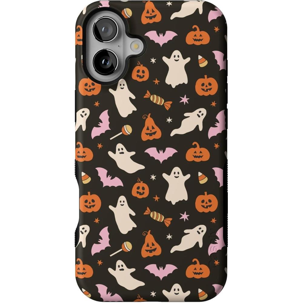 imageCasely iPhone 16 Case  Trick or Treat  Sweet Halloween  Bold Protective Design  MagSafe Compatible Design
