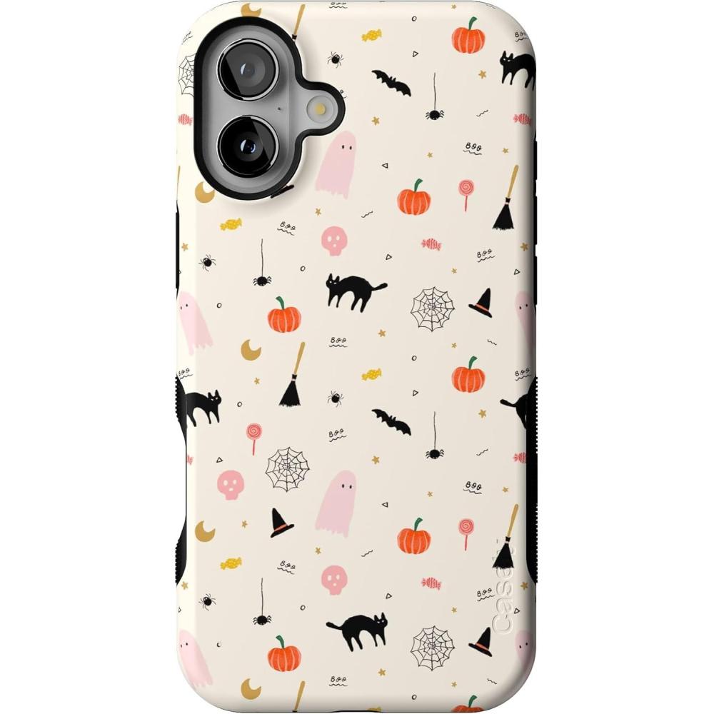 imageCasely iPhone 16 Case  Witching Hour  Cute Halloween  Bold Protective Design  MagSafe Compatible Design