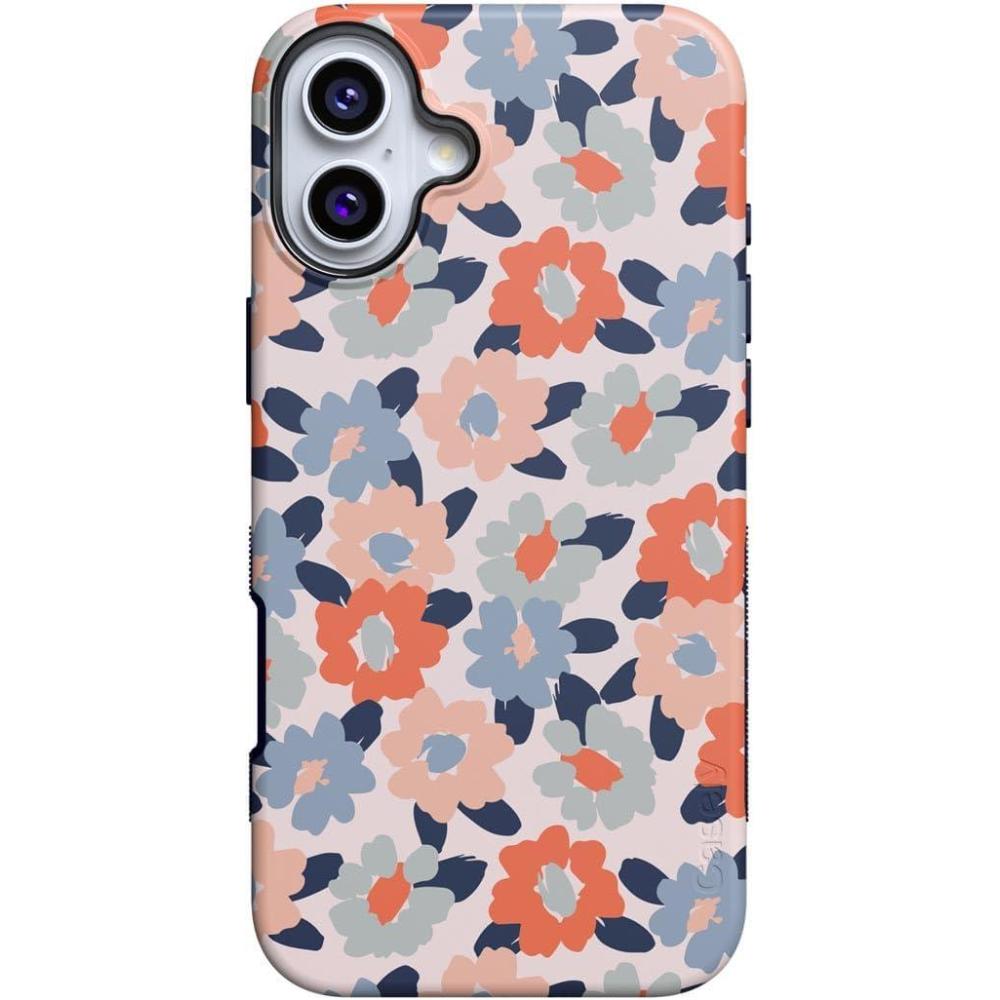 imageCasely iPhone 16 Plus Case  Bordeaux Rose  Moody Monochrome  Bold Protective Design  Compatible with MagSafeField of Flowers  Pastel Floral