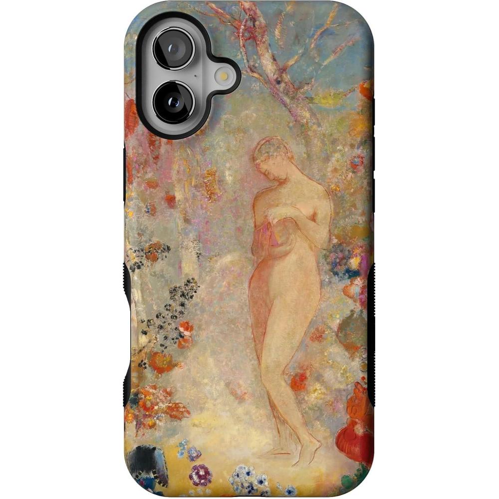 imageCasely iPhone 16 Plus Case  Bordeaux Rose  Moody Monochrome  Bold Protective Design  Compatible with MagSafePandora  The Met Museum