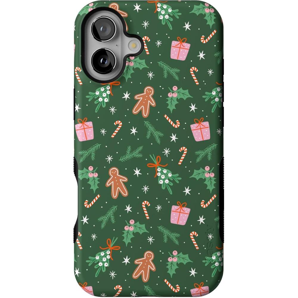 imageCasely iPhone 16 Plus Case  Everything Nice  Gingerbread  Bold Protective Design  MagSafe Compatible Design