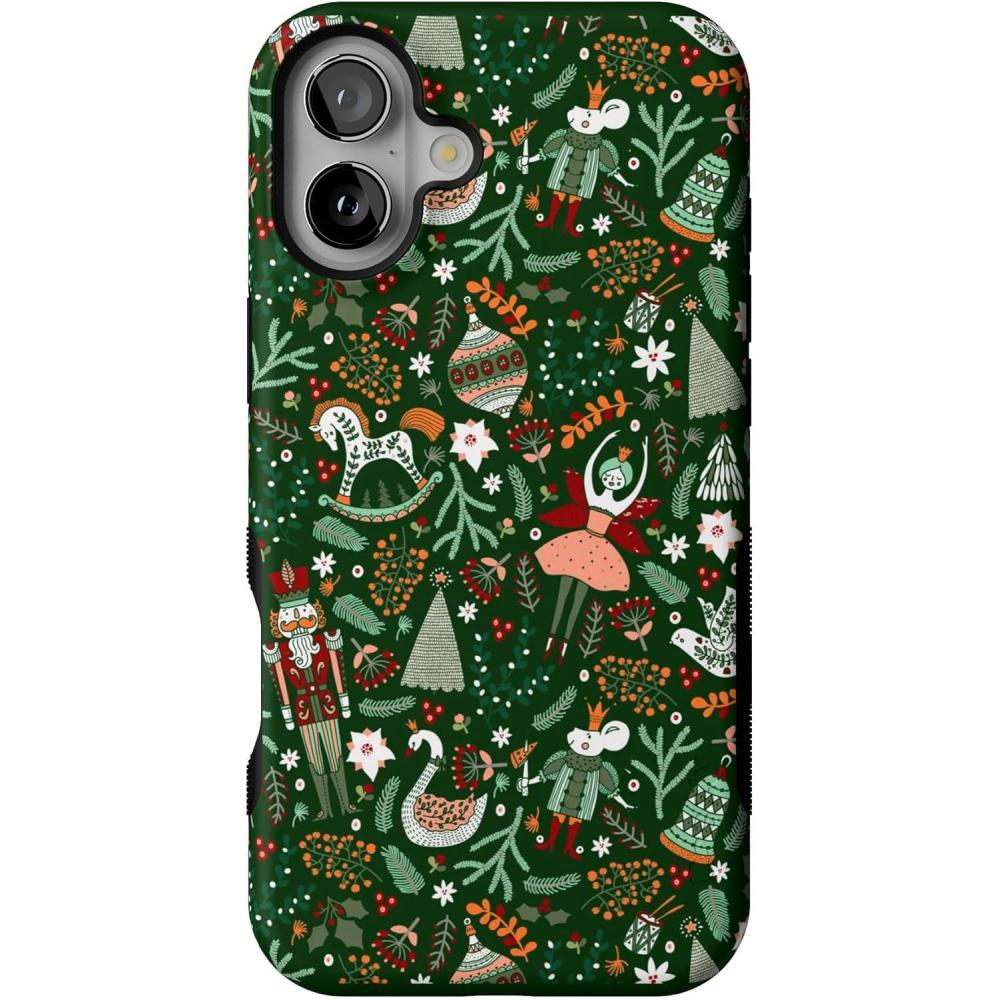 imageCasely iPhone 16 Plus Case  Sugar Plum Fairy  Winter Wonderland  Bold Protective Design  MagSafe Compatible Design