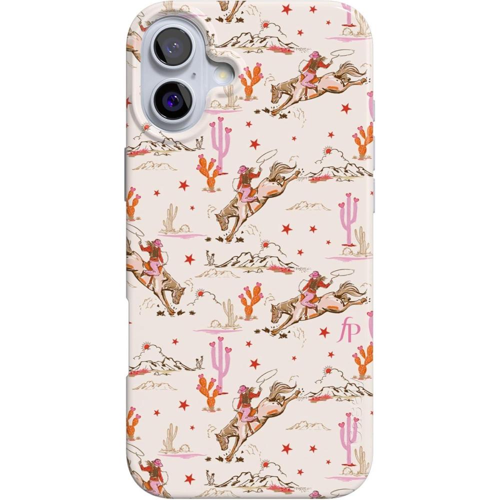 imageCasely iPhone 16 Plus Case  Tulip Tapestry  Jenna Palek x Casely  Compatible with MagSafe  Classic Ultra Thin DesignCowgirl Canyon  FashionPass x Casely