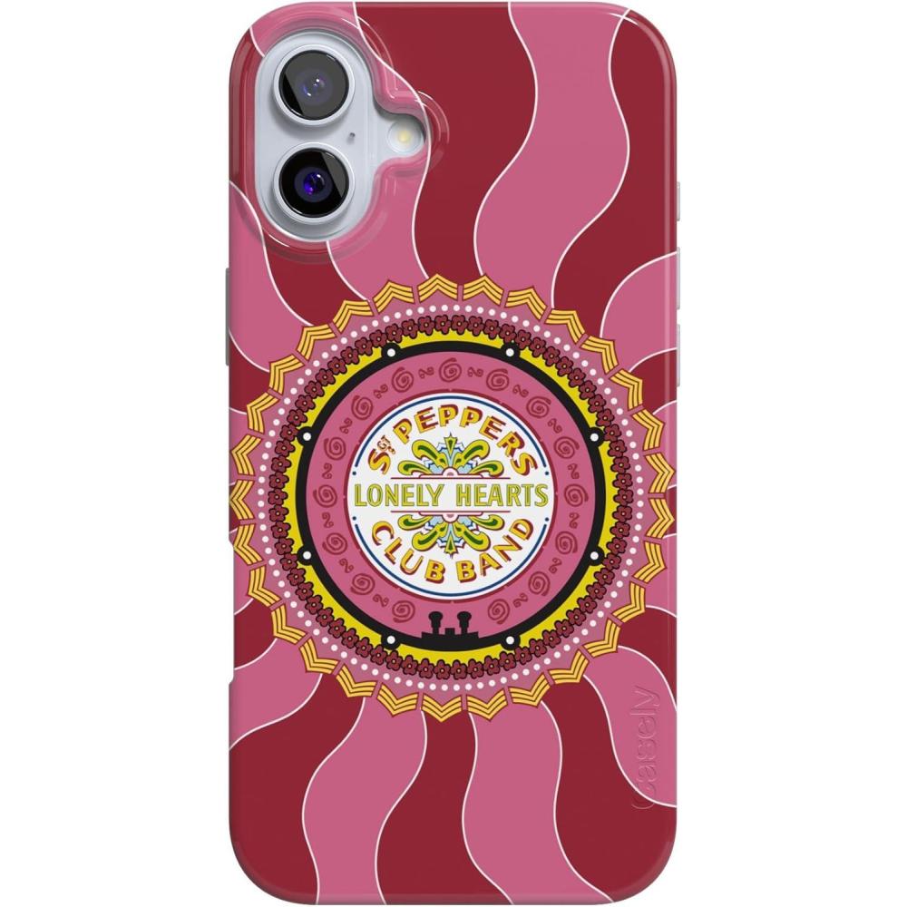 imageCasely iPhone 16 Plus Case  Tulip Tapestry  Jenna Palek x Casely  Compatible with MagSafe  Classic Ultra Thin DesignLonely Hearts Club  The Beatles Sgt Peppers