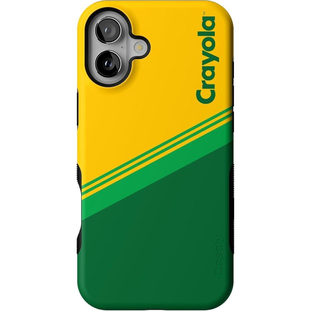 imageCasely iPhone 16 Plus Case  Twilight Flora  Moody Monochrome  Bold Protective Design  Compatible with MagSafeKeep It Classic  Crayola Crayon Box