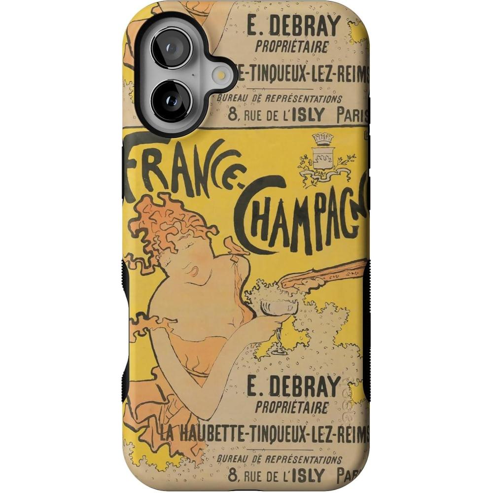 imageCasely iPhone 16 Plus Case  Twilight Flora  Moody Monochrome  Bold Protective Design  Compatible with MagSafeVan Gogh  French Bubbly