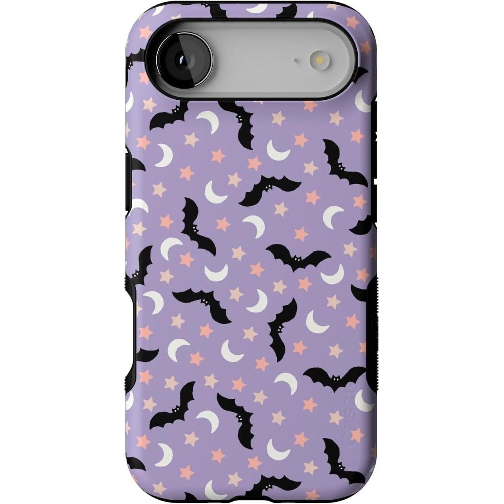 imageCasely iPhone 17 Air Case  Midnight Flight  Celestial Bats  Bold Protective Design  MagSafe Compatible Design