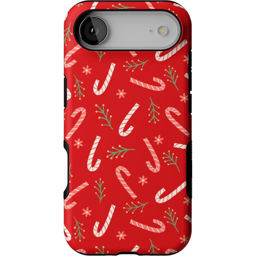 imageCasely iPhone 17 Air Case  Peppermint Kiss  Candy Cane  Bold Protective Design  MagSafe Compatible Design